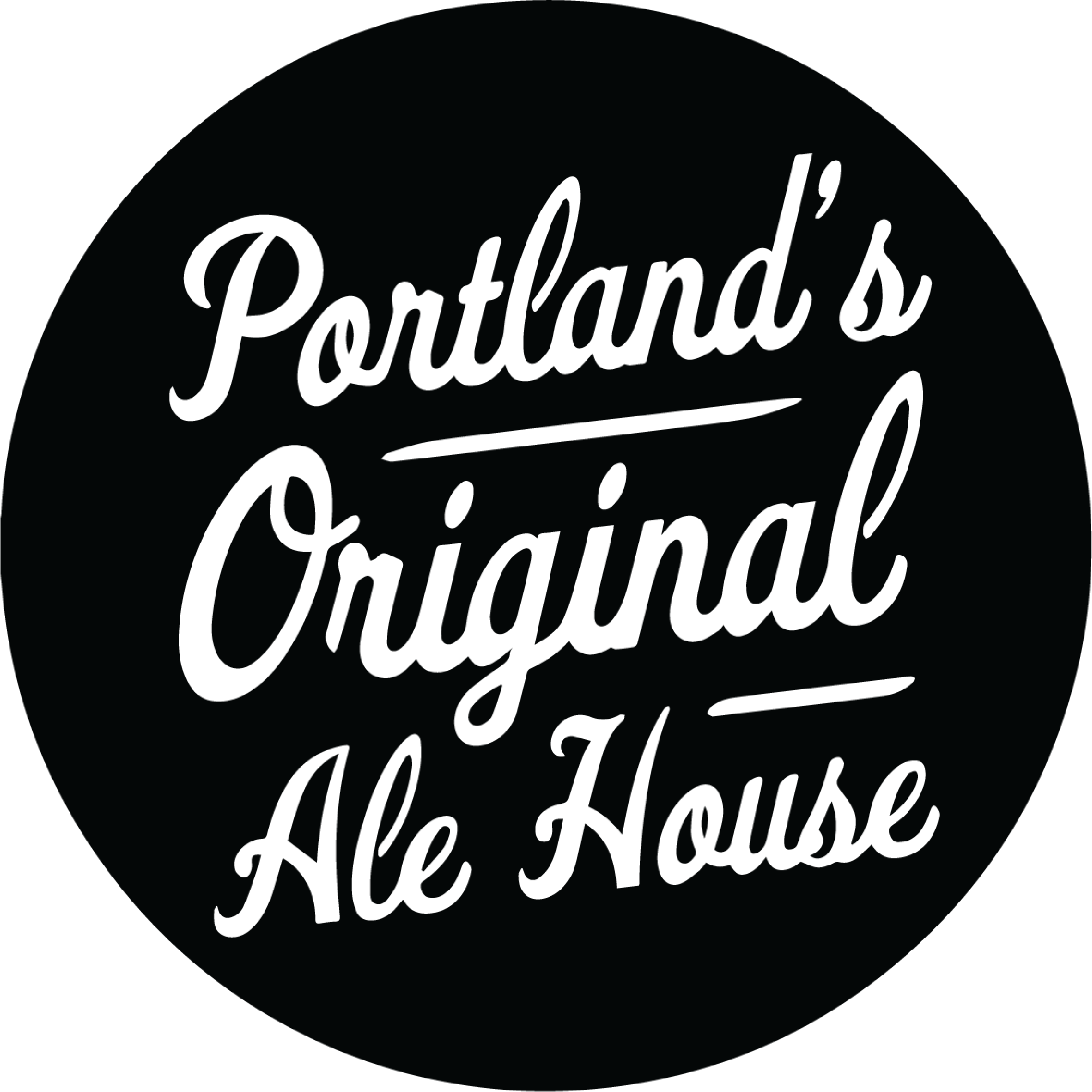 "Portland's Original Ale House" emblem
